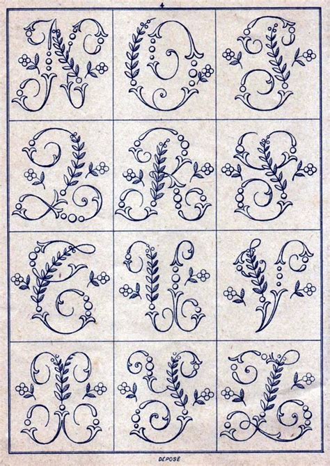 I'm always on the hunt for great hand embroidery patterns (see my previous lists), and one spot that consistently releases creative designs is dmc. Caligraphy letters | Embroidery monogram, Embroidery ...