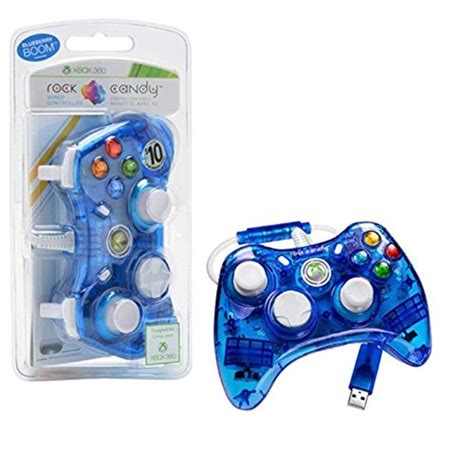 Pdp Rock Candy Wired Controller For Microsoft Xbox 360 Blue