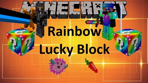 Minecraft Rainbow Lucky Block Mod Youtube