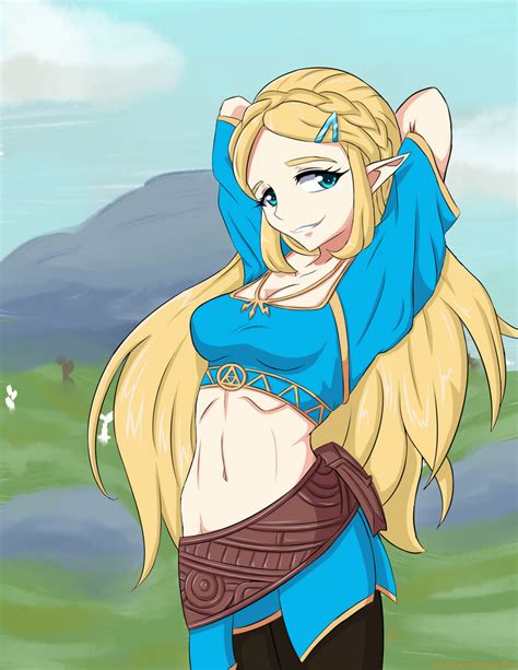 BOTW Princess Zelda Summer Version By Icesticker On DeviantArt
