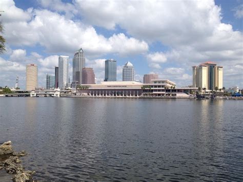 Florida Friday Downtown Tampa From Davis Island