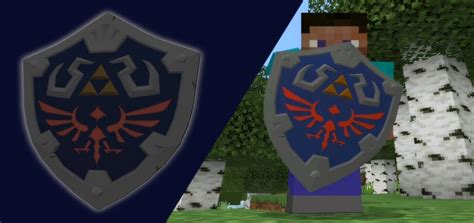 The Legend Of Zelda Shield Texture Pack For Minecraft