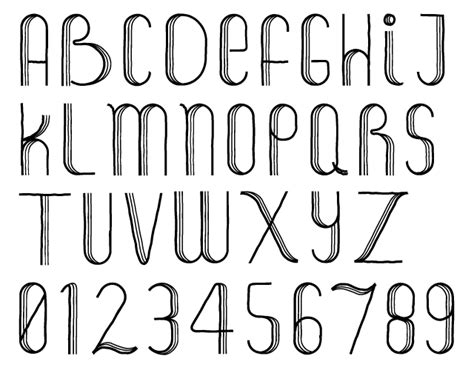 Cool Alphabet Fonts Cool Writing Fonts Hand Lettering Fonts