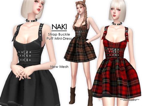 Naki Mini Dress By Helsoseira At Tsr Sims 4 Updates