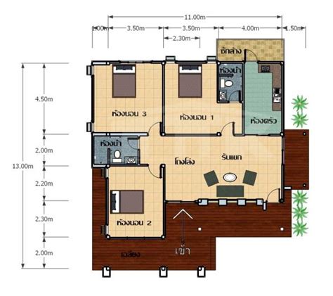 Three Bedroom Bungalow Concepts Pinoy Eplans Modern Bungalow House