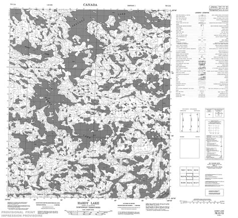 076c13 Hardy Lake Topographic Map