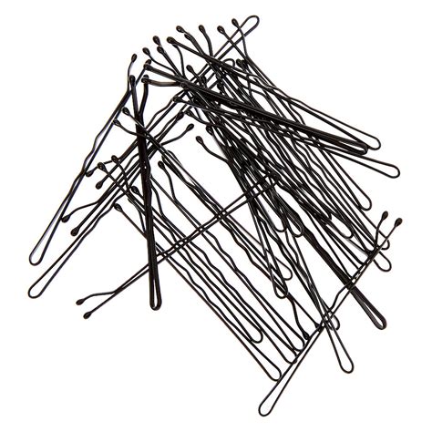 Large Bobby Pins Black 30 Pack Claires Us