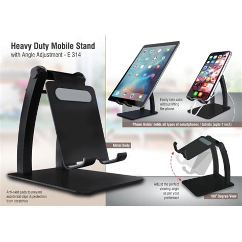 Heavy Duty Mobile Stand With Angle Adjustment E314