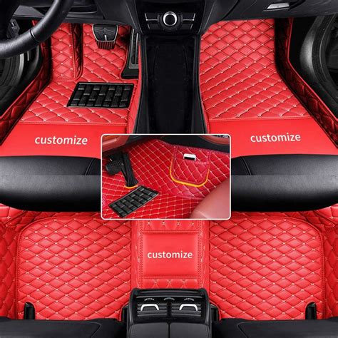 Muchkey Car Floor Mats Fit For Custom Style Luxury Leather All