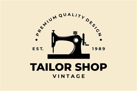 Tailor Vector Logo Sewing Machine Logo Graphic By Hfz13 · Creative Fabrica