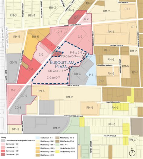 Zoning Map Revised The Future Of Burquitlam Plaza