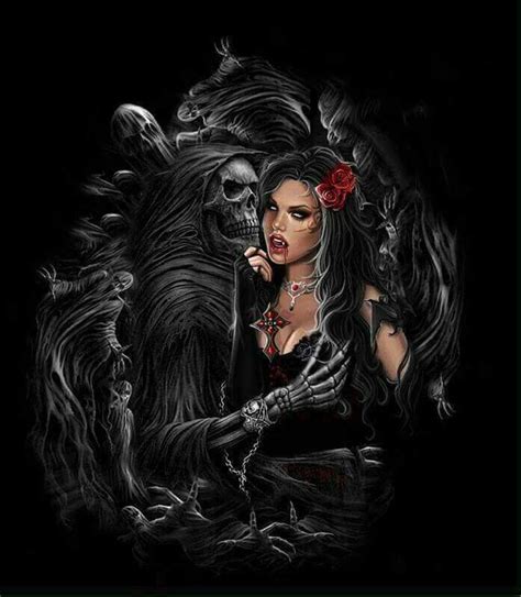 Pin By Lily Allen On Skulls And Reapers Gothic Fantasy Art Grim Reaper Art Dark Gothic Art