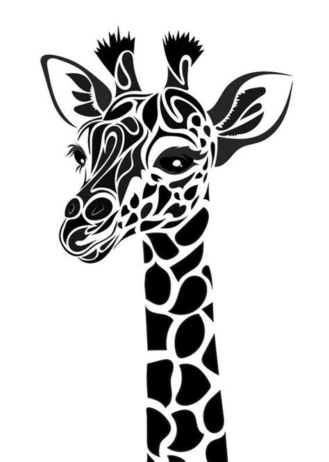 Tête De Girafe Tribal Giraffe By Dessins Fantastiques On Deviantart