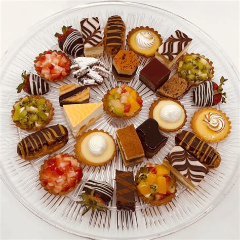 Small Platter Of Mini French Pastries Pastries By Randolph