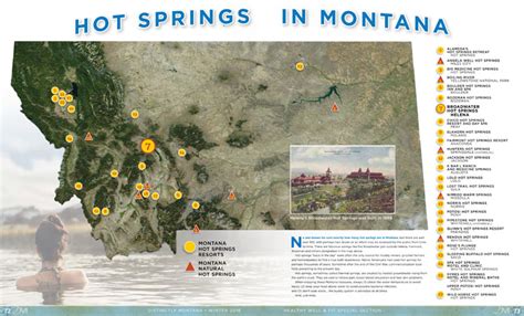 Mapped Hot Springs Of Montana Distinctly Montana Magazine