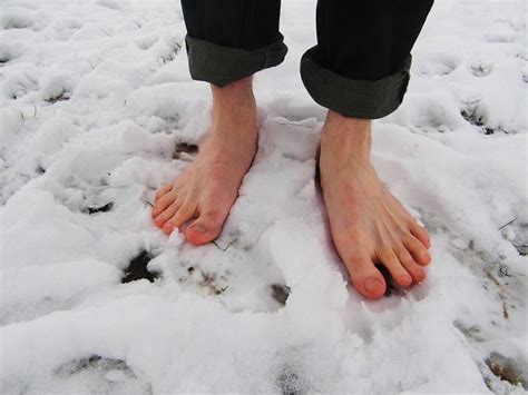 Barefoot In Snow Flickr Photo Sharing