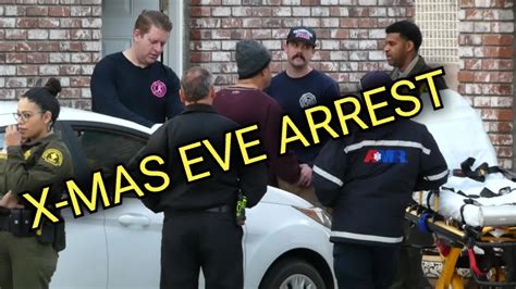 Christmas Eve Arrest For Vandalism Victorville Police 1st Amendment Audit Youtube