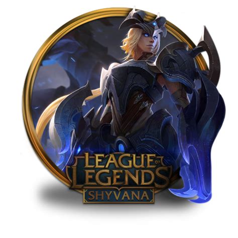 Shyvana Championship Icon League Of Legends Gold Border Iconset Fazie69