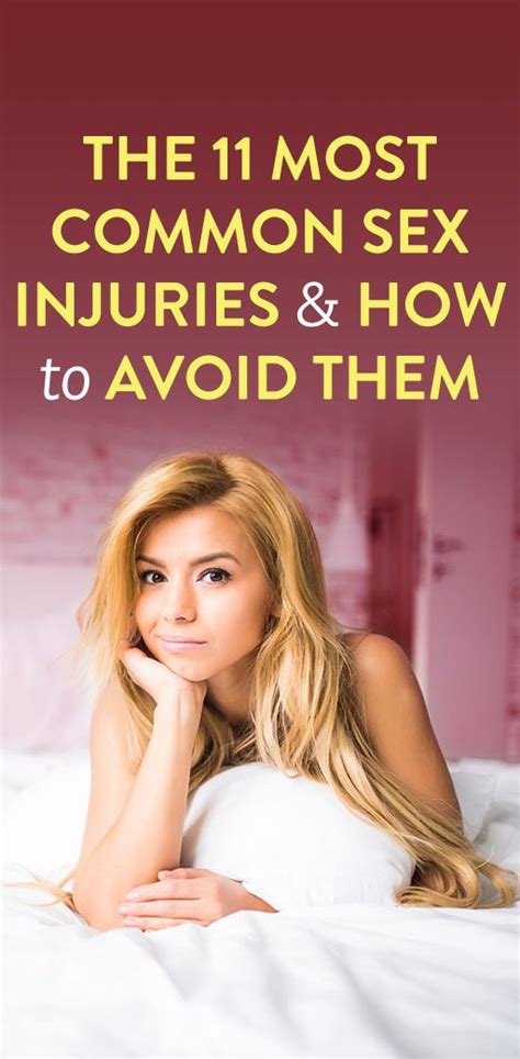 Thissforyou The 11 Most Common Sex Injuries And How To Avoid Them