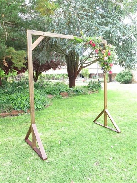 Handcrafted Timber Wedding Arch Wedding Ceremony Backdrop Diy