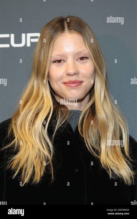 Park City UT USA 21st Jan 2023 Mia Goth At Arrivals For INFINITY