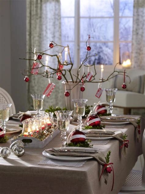 45 DIY Christmas Table Setting& Centerpieces Ideas  family holiday.net