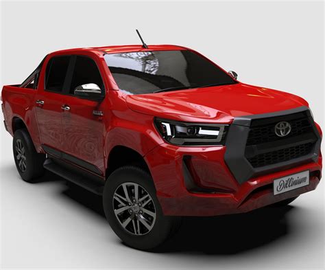2021 Toyota Hilux Double Cab 3d Model Cgtrader