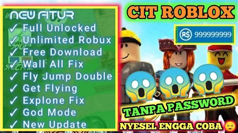 Roblox Mod Apk Unlimited Robux 100 Working No Ban 2023
