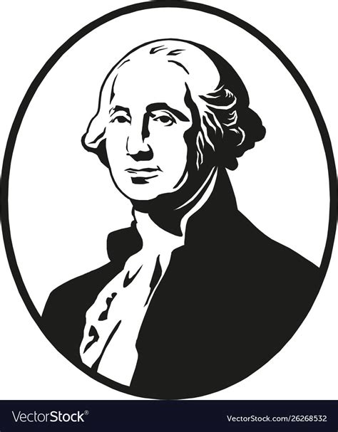George Washington First President United Vector Image