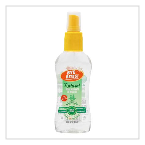 Bye Bites Natural En Spray Repelente De Insectos 130 Ml Zedel