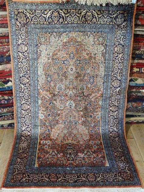 Ghom teppich orientteppich rug carpet tapis tapijt tappeto alfombra silk seide. Kaschmir Seide Ghom Lebensbaum - Teppich - 170 cm - 92 cm ...