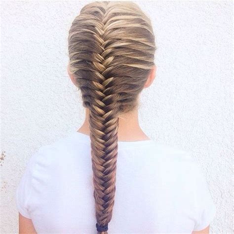 A fishtail braid is something that comes in handy when you decide to broaden the list of your everyday looks. Fishtail French Braid Hairtyles for Women