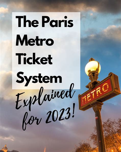 Paris Metro Ticket System Cook N With Class Paris