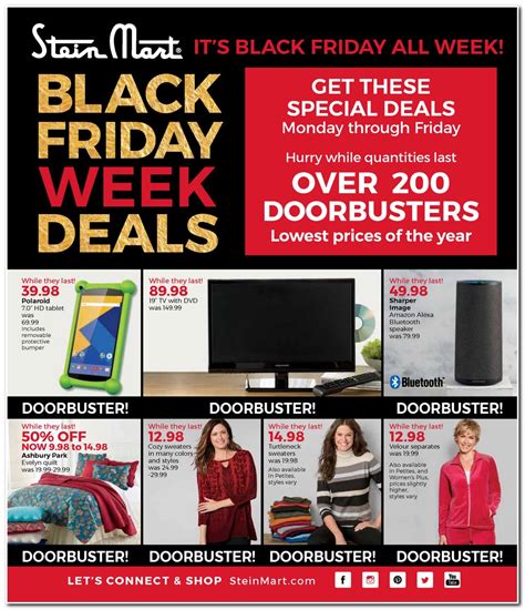 What Online Stores Will Have Black Friday Deals - Black Friday 2017: Stein Mart Ad Scan - BuyVia