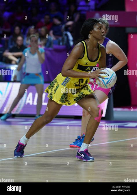 Shanice Beckford Jamaica In Action At The Mands Bank Arena During A