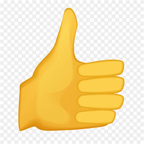 Thumbs Up Gesture Emoji On Transparent PNG Similar PNG Vlr Eng Br