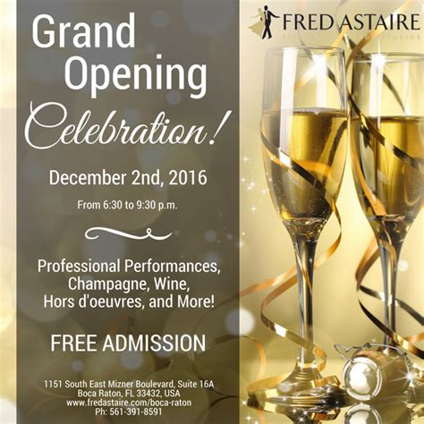 Celebrate With Us Our Grand Reopening Boca Raton
