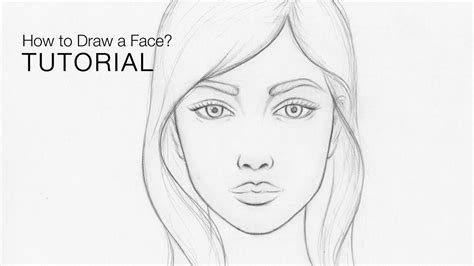 How To Draw Faces For Beginners Basic Proportions Easy Tutorial