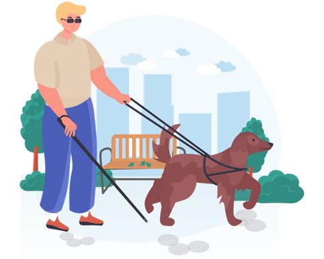 10 Helping Blind Man Illustrations Free In Svg Png Eps Iconscout