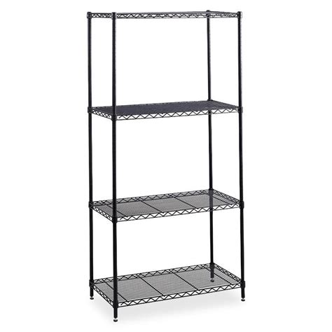Black Add On Unit And Extra Shelf Pack Sold Separately Safco Products