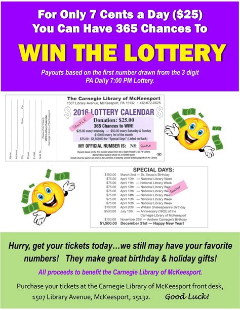 How To Make A Lottery Callendar Example Calendar Printable