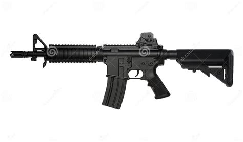 M4 Sopmod Tactical Assault Rifle Airsoft Replica Stock Photo Image