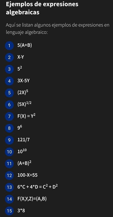 Ejemplos De Lenguaje Algebraico A Lenguaje N Urge Por Favor