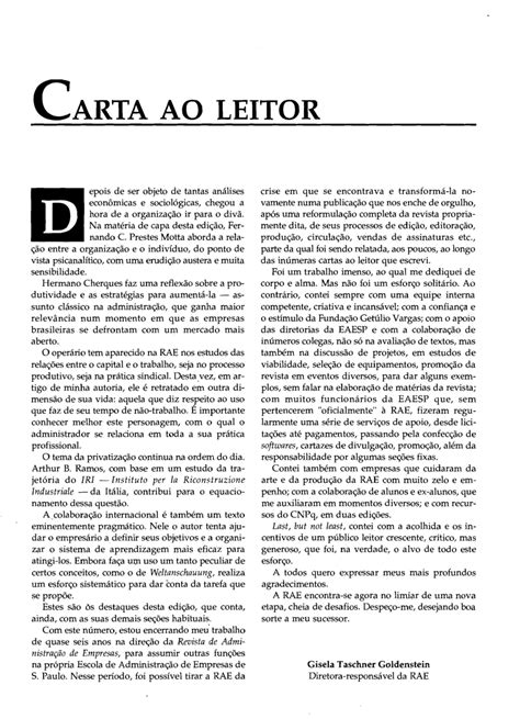 Redação Carta Do Leitor