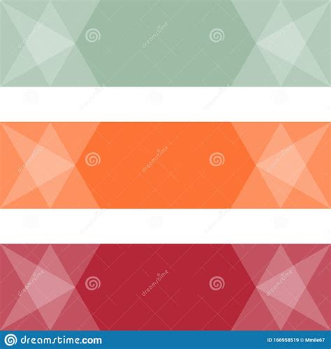 Set Of Triangle Banner Pattern For Your Design Stock Vector