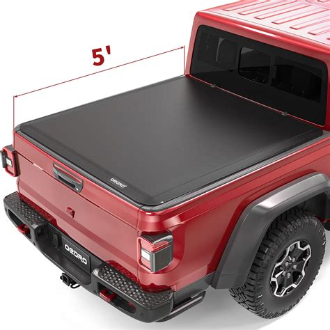 Buy Oedro Soft Roll Up Truck Bed Tonneau Cover Compatible With 2020