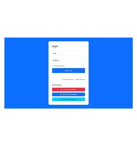 Bootstrap 5 Login Form Design Free Download Bootstrapbrain