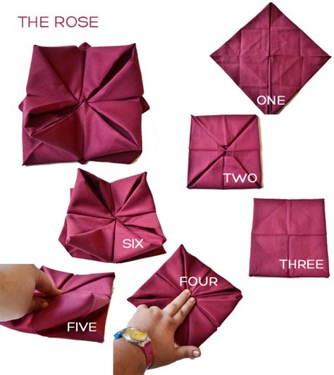 How to fold the rose pocket square. One minute guide to napkin folding - DIY Boston - Boston.com