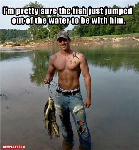 Sexy Man Fishing Dump A Day