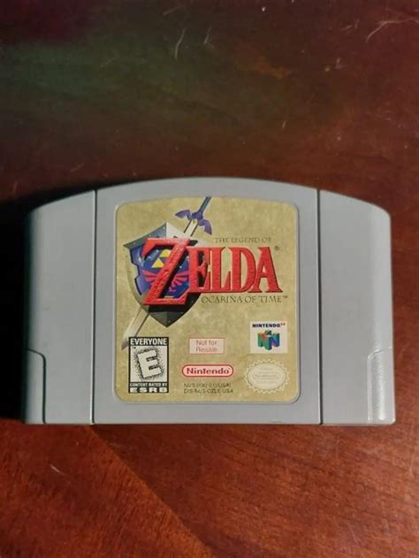 🎮 Zelda Ocarina Of Time N64 Not For Resale Nintendo 64 Game 🎮 For Sale